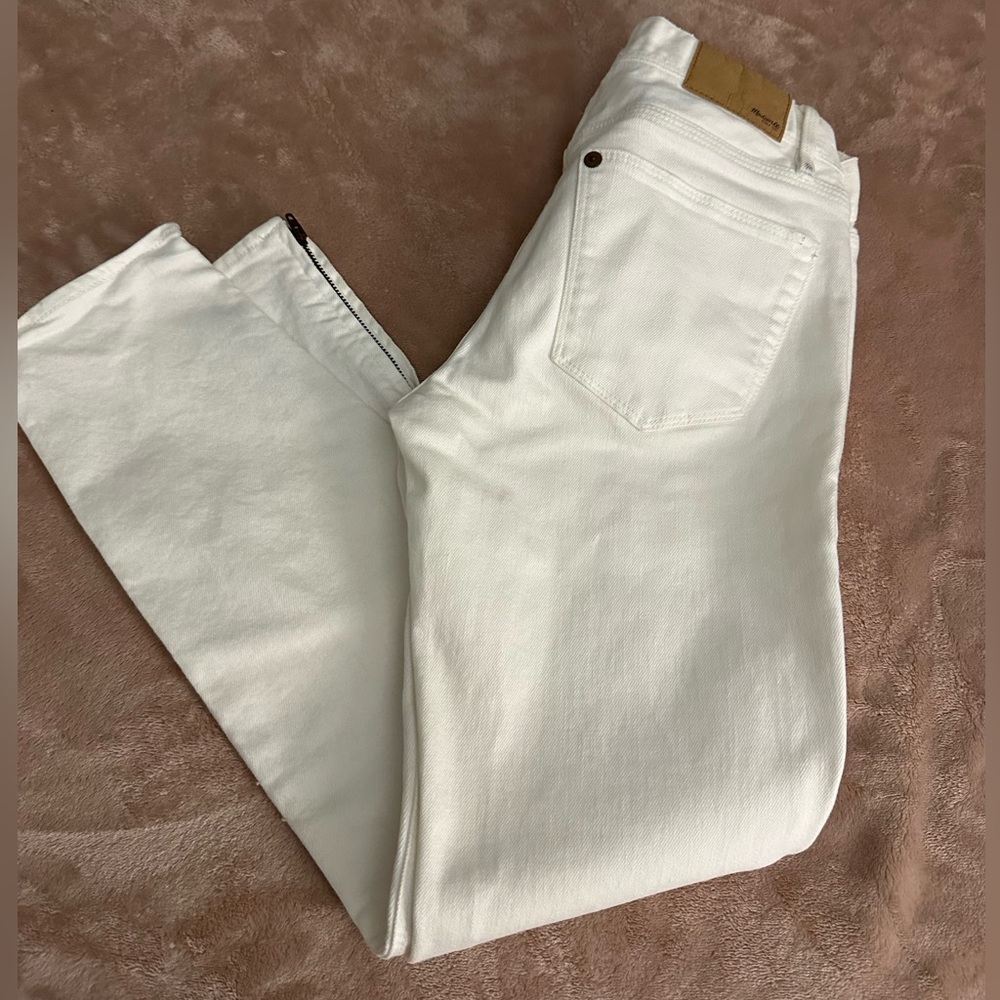 Madewell white jeans